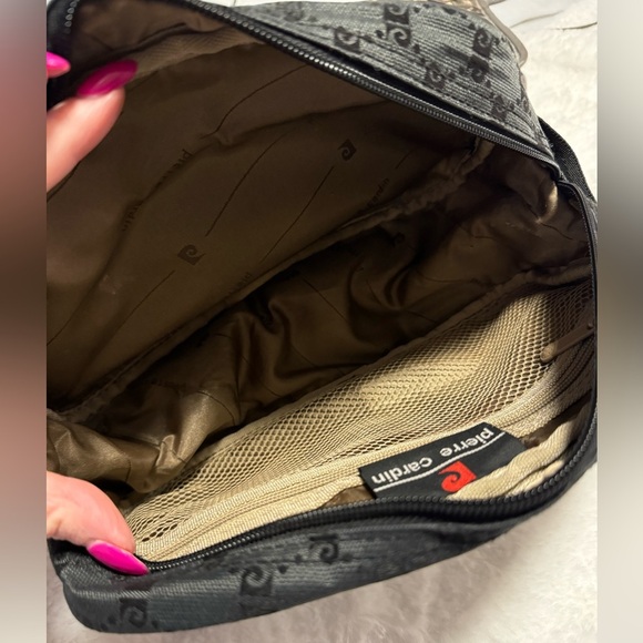 Pierre Cardin Classic Logo Toiletry Bag Cosmetic Case Vintage Unisex Travel 11x7 - Picture 11 of 16